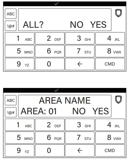 DMP LT 1345 Graphic Touchscreen Keypads - fig 4