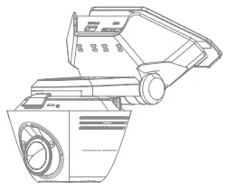 WAYLENS Secure360 WiFi Dash Camera with Direct Wire Cord - camera