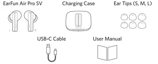 earfun Air Pro SV Hybrid Noise Cancellation Earbuds - figure 1