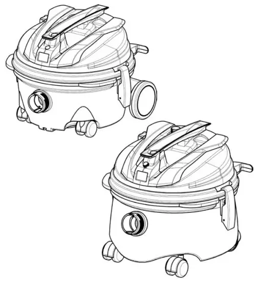 NOBLES 1244302 Denali 12 Standard Dry Canister Vacuum