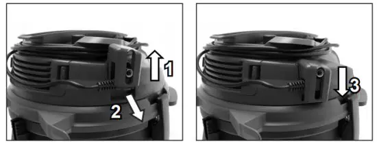 NOBLES 1244302 Denali 12 Standard Dry Canister Vacuum - REPLACING POWER CORD