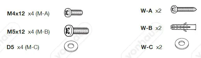 VonHaus 3000165 Single Monitor Wall Mount-FIG2