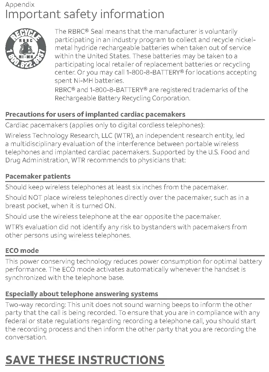 DECT 6.0 Expansion Handset