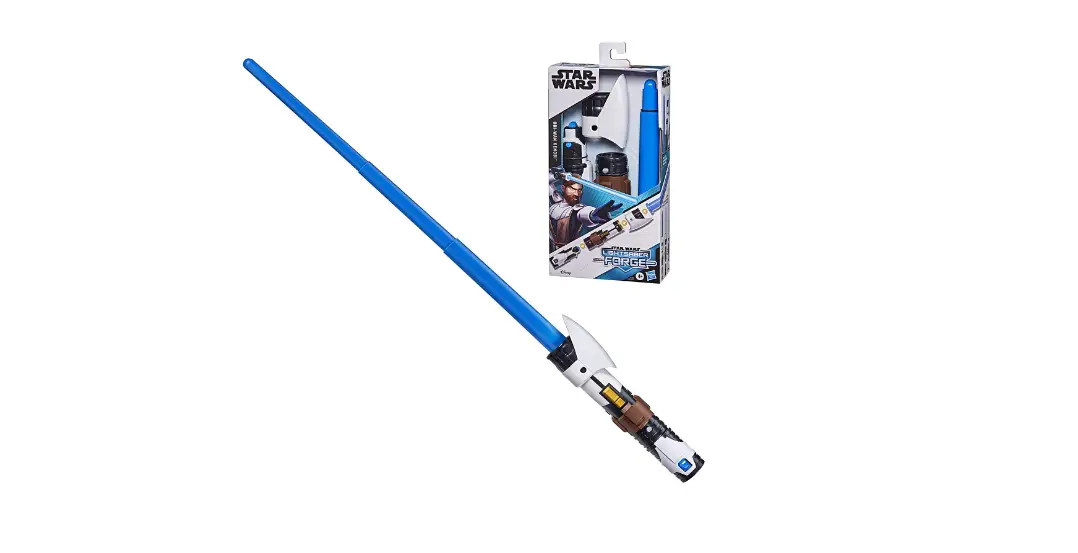 Star Wars F1162 Lightsaber Forge Obi-wan Kenobi Extendable Blue Lightsaber Toy User Guide