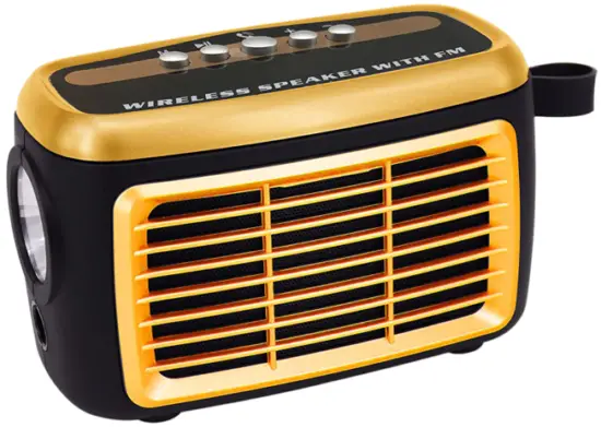 iGear iG 1145 Goldie Retro Looking Radio with Built in Bluetooth Speaker