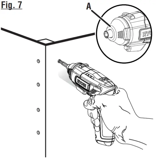 RYOBI HP74L 4V Multi-Head Screwdriver - Fig 10