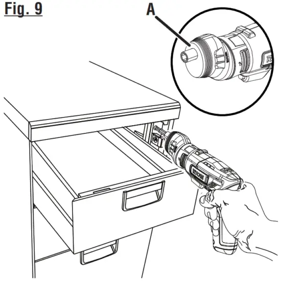 RYOBI HP74L 4V Multi-Head Screwdriver - Fig 12
