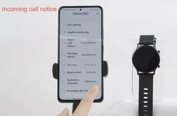 Incoming Call Notice