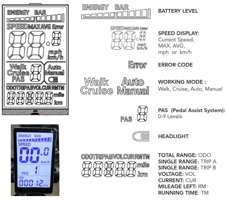 SLANE SANTIAGO Mountain Electric Bike - LCD