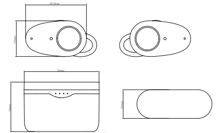 KINGSTATE ANC-TWS-S1 TWS Bluetooth Earphones 6
