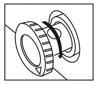Twist the exterior drain cap