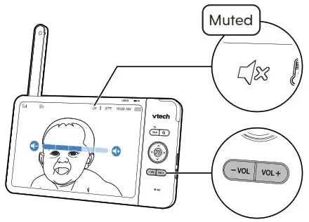 vtech 7-inch Smart Wi-Fi - Use the menu 2