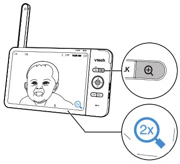 vtech 7-inch Smart Wi-Fi - Use the menu 3