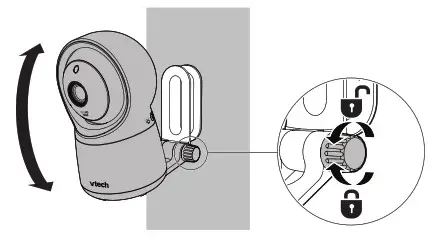 vtech 7-inch Smart Wi-Fi - mount the baby unit 5