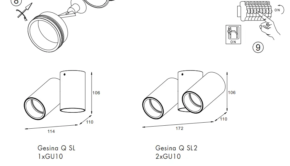 QAZQA Gesina Q SL Instruction 2