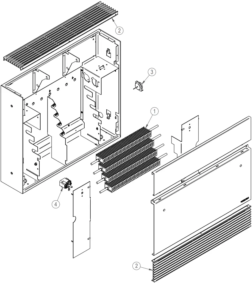 STELPRO ACW1000 Series Architectural Cabinet REPLACEMENT COMPONENT