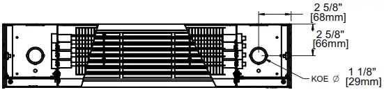 STELPRO ACW1000 Series Architectural Cabinet TECHNICAL DRAWINGS 1