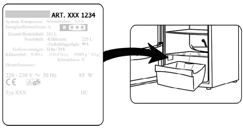 SEVERIN-RKG-8929-Fridge-Freezer-Combination-fig10