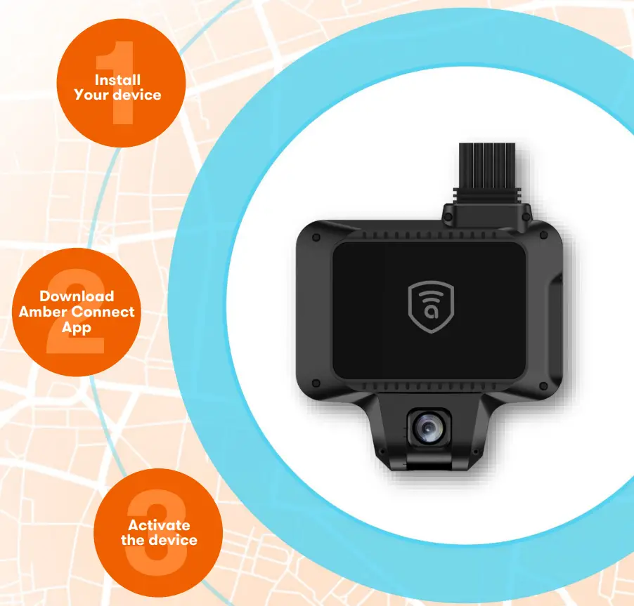 amber connect AVC450 Multi-Channel 4G DashCam - fig
