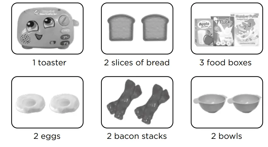 LeapFrog 80-609800 Yum-2-3 Deluxe Breakfast Set-2