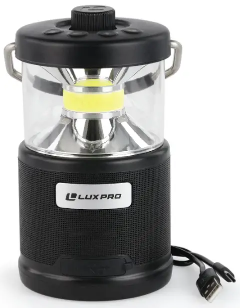 LUX PRO LP 1530 Rechargeable Lantern & Bluetooth Speaker