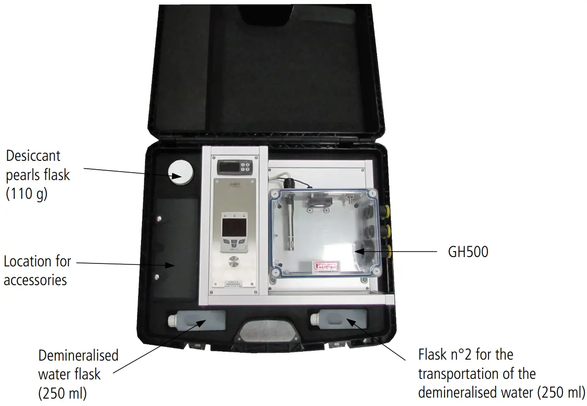 sauermann GH 500 Hygrometry Bench Generator - display2