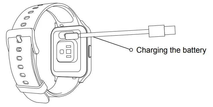 deeprio TGW101 Vidaa Smart Watch - figure