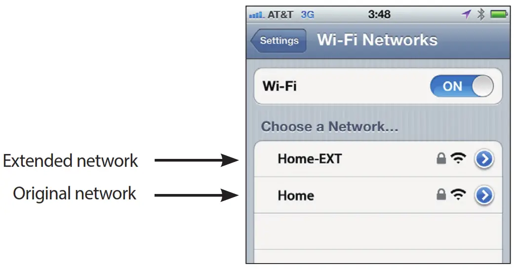 D-Link Wi-Fi Range Extender - Wi-Fi Settings