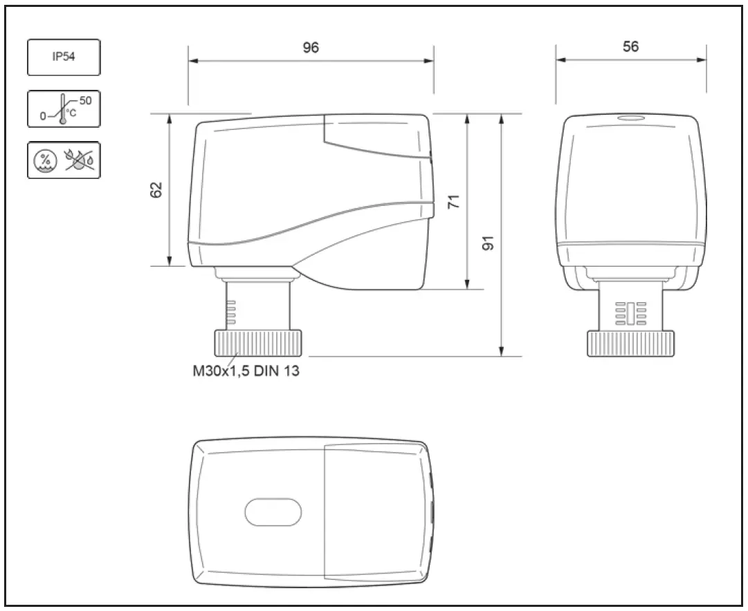 WATTS EMUK-230-500 EMUK-230-500B Small Servo Drive fig 1