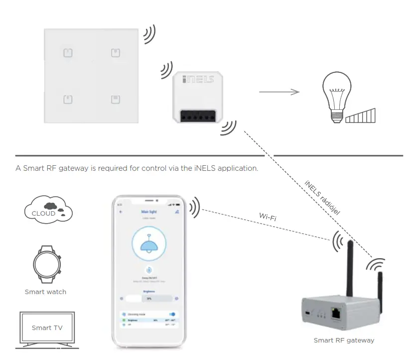 ELKO RFGB 40 Wireless Light Dimmer -Connection 1