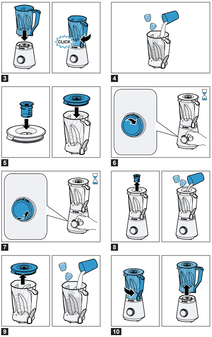 BOSCH MMB6141B VitaPower Series 4 1200 W Blender - 3