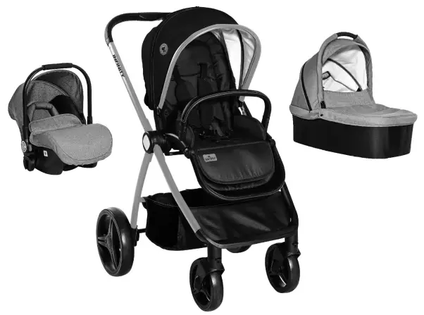 Lorelli-Infinity-3-in-1-Glacier-Grey-Baby-Stroller-