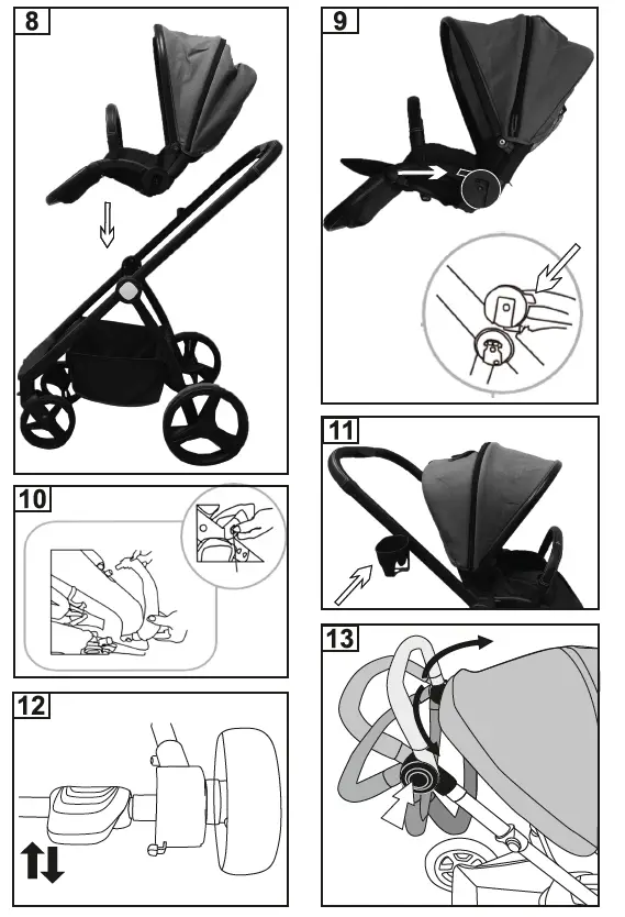 Lorelli-Infinity-3-in-1-Glacier-Grey-Baby-Stroller-fig-2