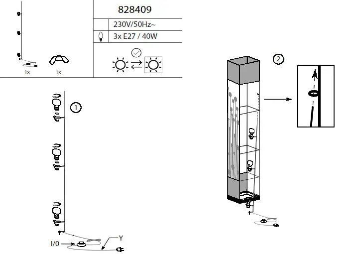 Paul Neuhaus ABUJA Floor Lamp - Figure 1