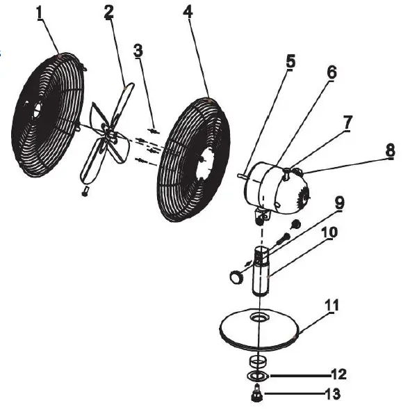 Goldair-GCDF180-30cm-Desk-Fan-1