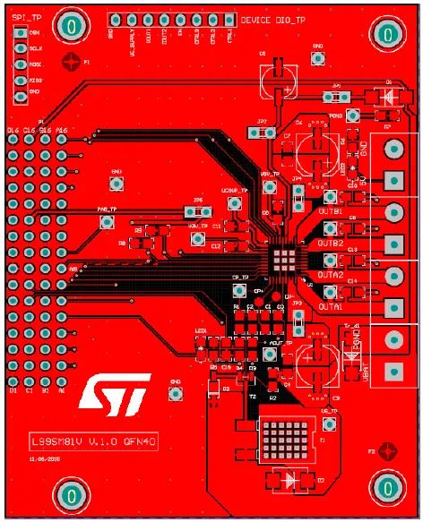 STMicroelectronics UM2860 EVAL-L99SM81V Evaluation Board-12