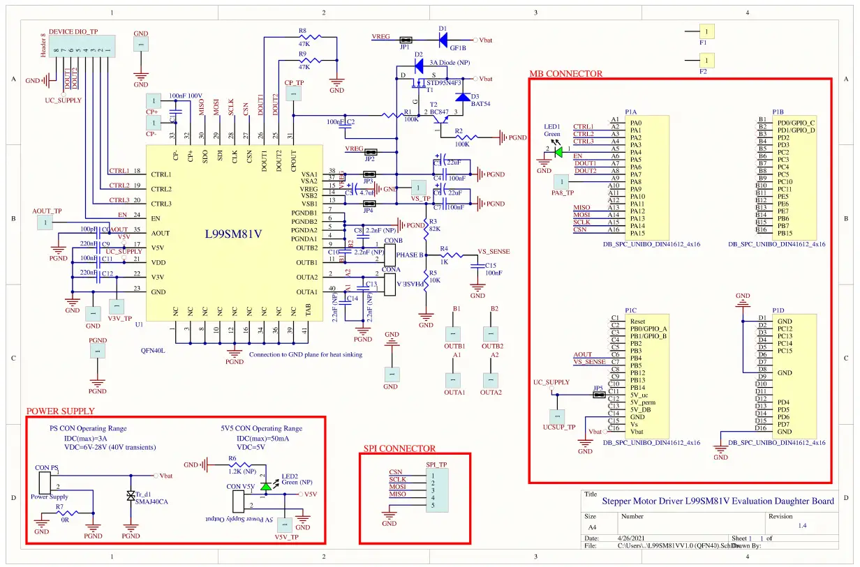 STMicroelectronics UM2860 EVAL-L99SM81V Evaluation Board-4