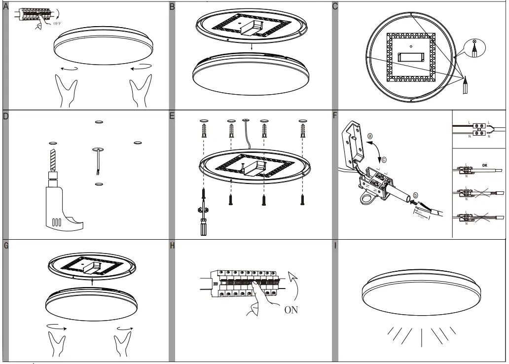 EGLO 900002 TOTARI Z LED Ceiling Light - fig