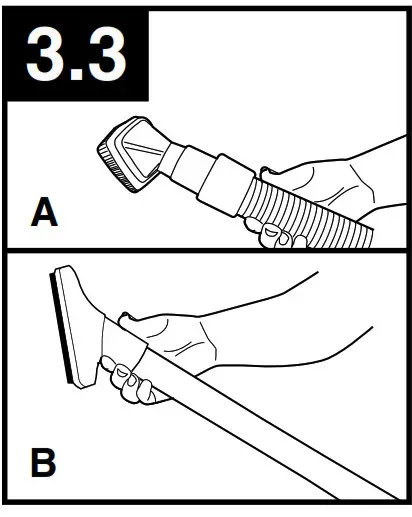 HOOVER UH72600W WindTunnel 3 High Performance - Attach