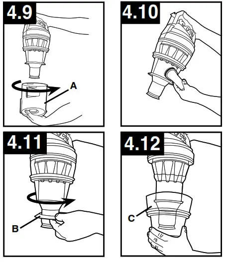 HOOVER UH72600W WindTunnel 3 High Performance - Fig