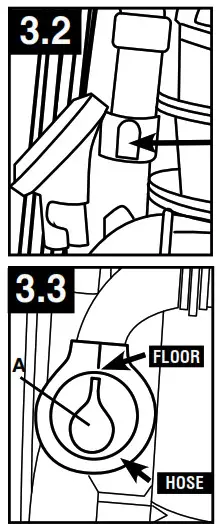 HOOVER UH72600W WindTunnel 3 High Performance - Handle1