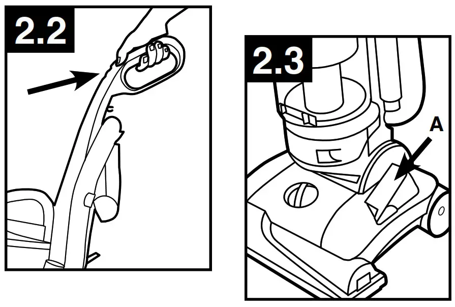 HOOVER UH72600W WindTunnel 3 High Performance - Plug