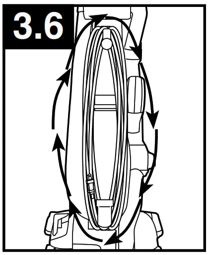 HOOVER UH72600W WindTunnel 3 High Performance -Wrap