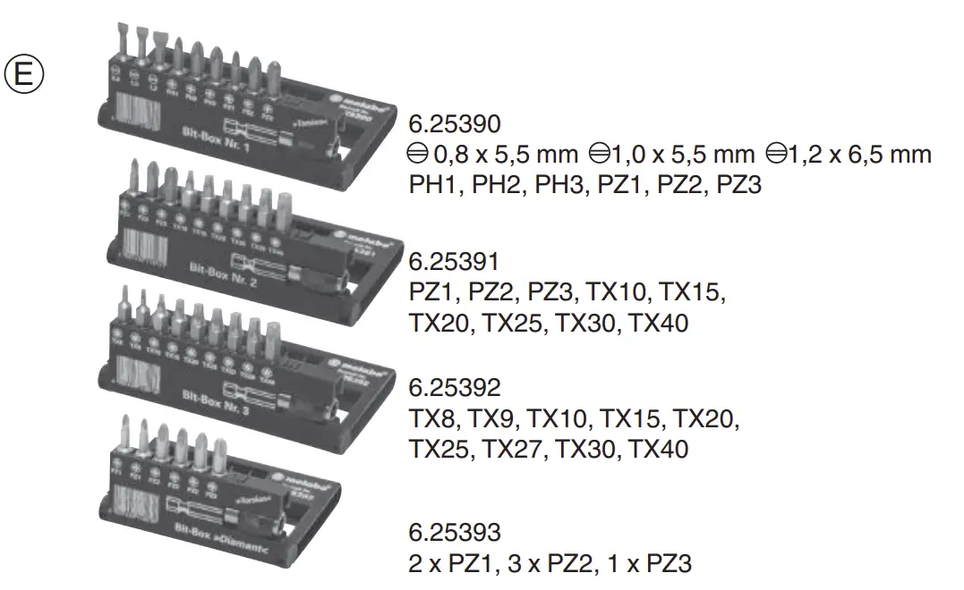 BS 18 L BL PowerMaxx Cordless Drill Parts Overview