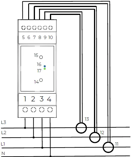 HAM DinMeter3P DIN Rail WiFi Switch and Energy 01