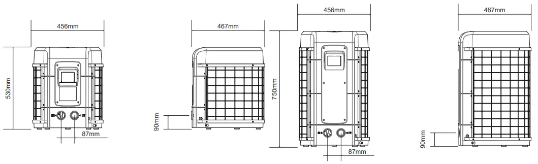 swimm and fun XPRESS Heat Pump for Swimming Pool - Fig 1