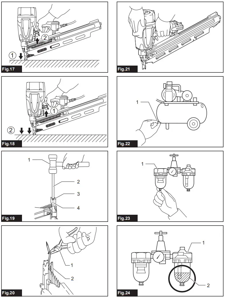 makita AN924 Pneumatic Framing Nailer - Fig 3