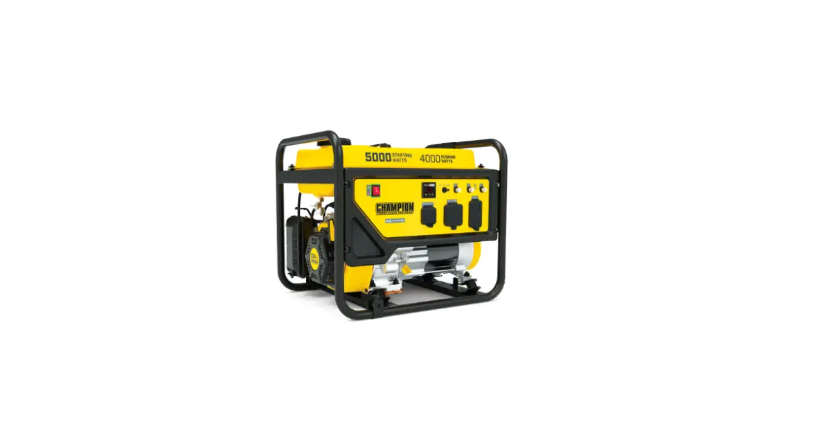 Champion Portable Generator User Manual Champion Portable Generator User Manual