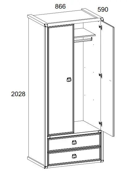 MAGELLAN 2DG2S Cupboard