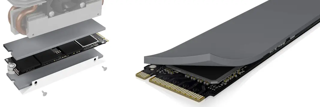 ICY BOX IB M2TP02 7 High Performance Thermal Pad for M.2 SSD - Pad 1